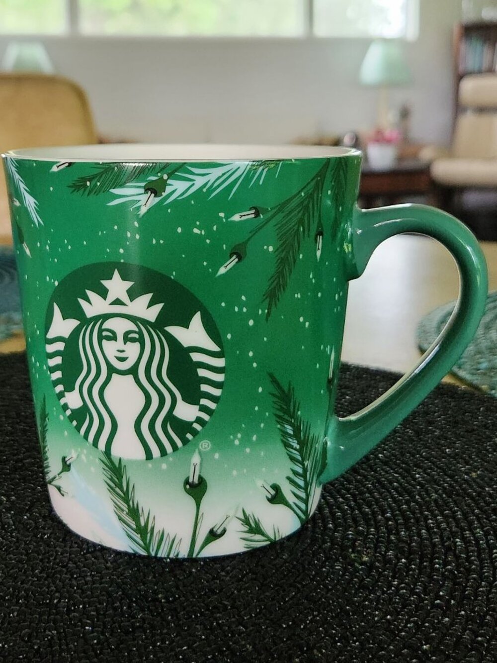 Starbucks 2020 Holiday Coffee Christmas Mug LARGE 18 oz Green